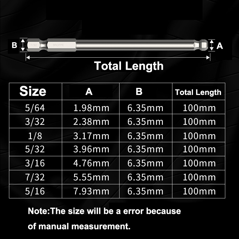 9pcs Ball End Hex Screwdriver Bits Set Metric Allen Hex Bit 100mm Long Magnetic Ball Head Driver Bit 9pcs Ball End Hex Screwdriver Bits Set Metric Allen Hex Bit 100mm Long Magnetic Ball Head Driver Bit