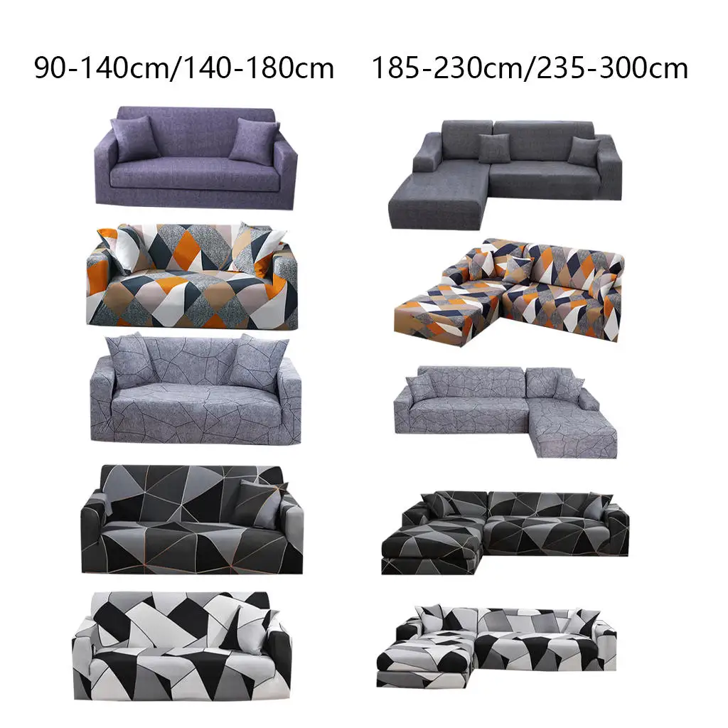 Pillowcase Elastic 1-4 Seaters Slipcover for Office Decor Sitting Room Home Decor