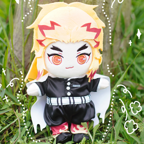 Demon Slayer Plush Doll Clothes Changeable Rengoku Kyoujurou Figure 