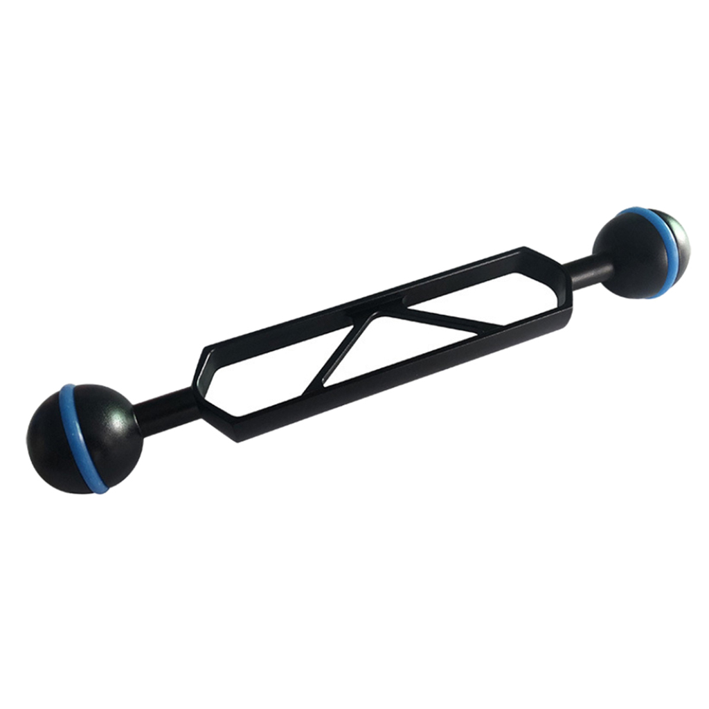Stable 6'' Dual Ball Arm Photography Video Camera Housing Extension Rack Holder