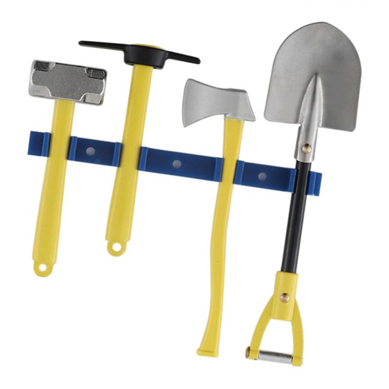 4Pcs/Set 1/10 RC Car Simulation Tools Decoration with Shovel/Hammer/Hoe/Axe