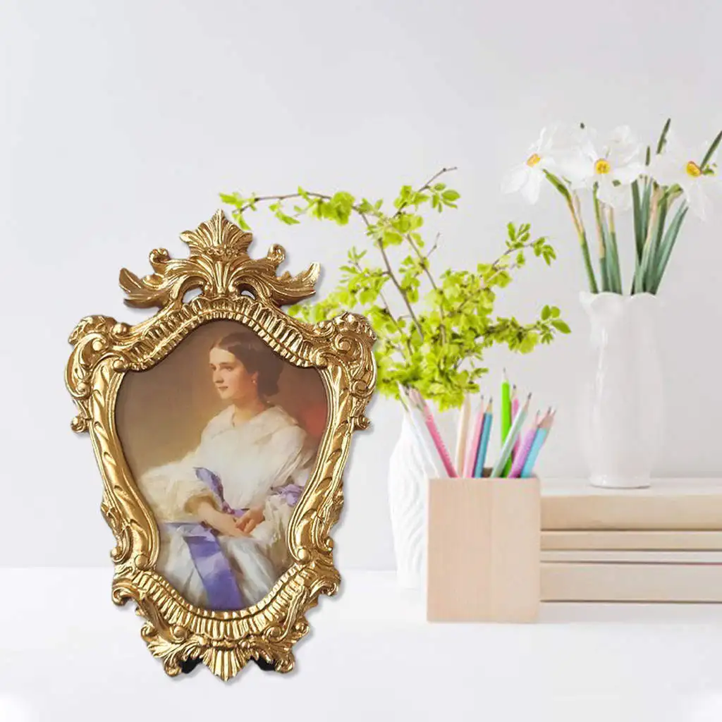 European Style Photo Frame Decorative Picture Frame for Living Room Gallery Table Top