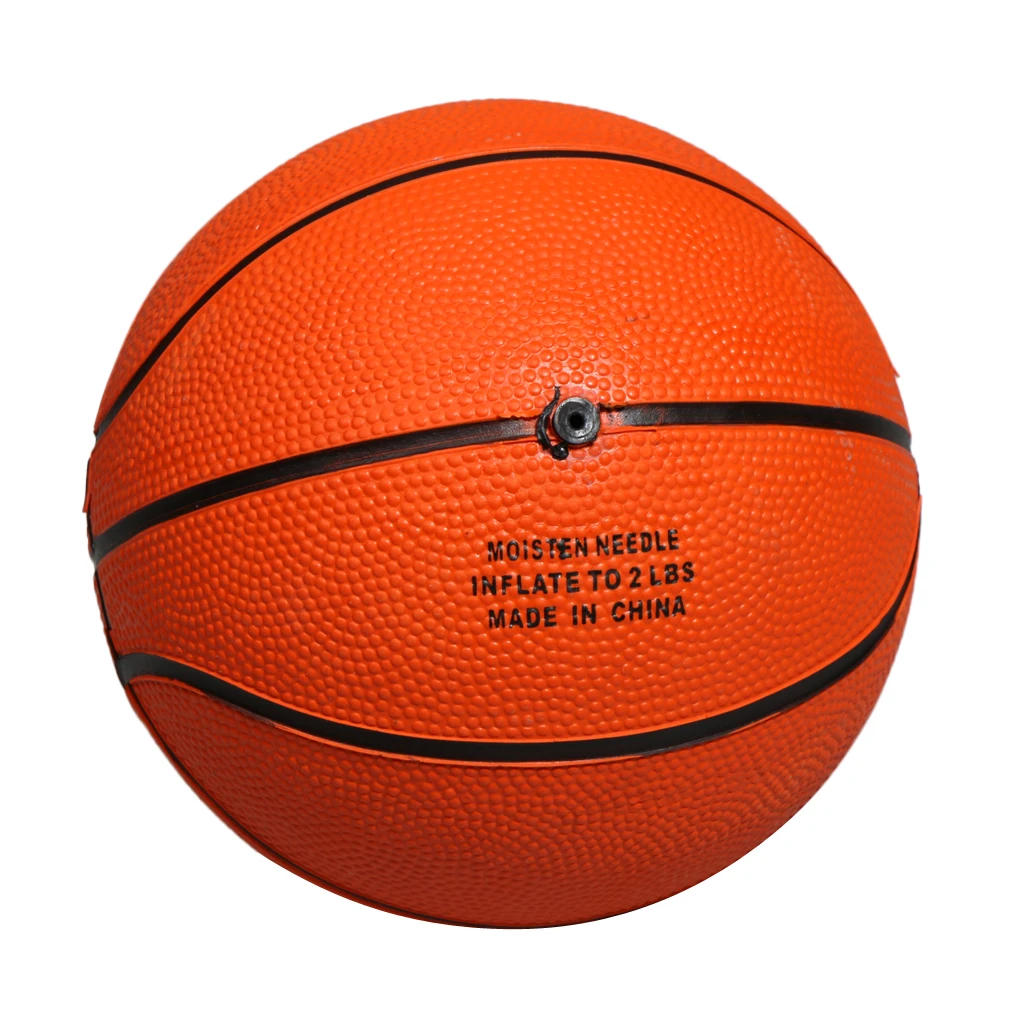 5.1 Inch Mini Kids Child Rubber Basketball Toys Outdoor Indoor Play Game Inflatable Ball for Boys Children Exercise