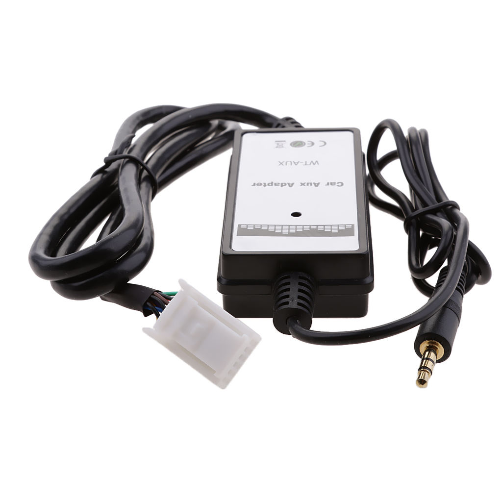 dolity  Car CD Charger MP3 Player Radio Interface AUX in 6Pin+6Pin Adapter For Toyota 4Runner Camry Celica Corolla