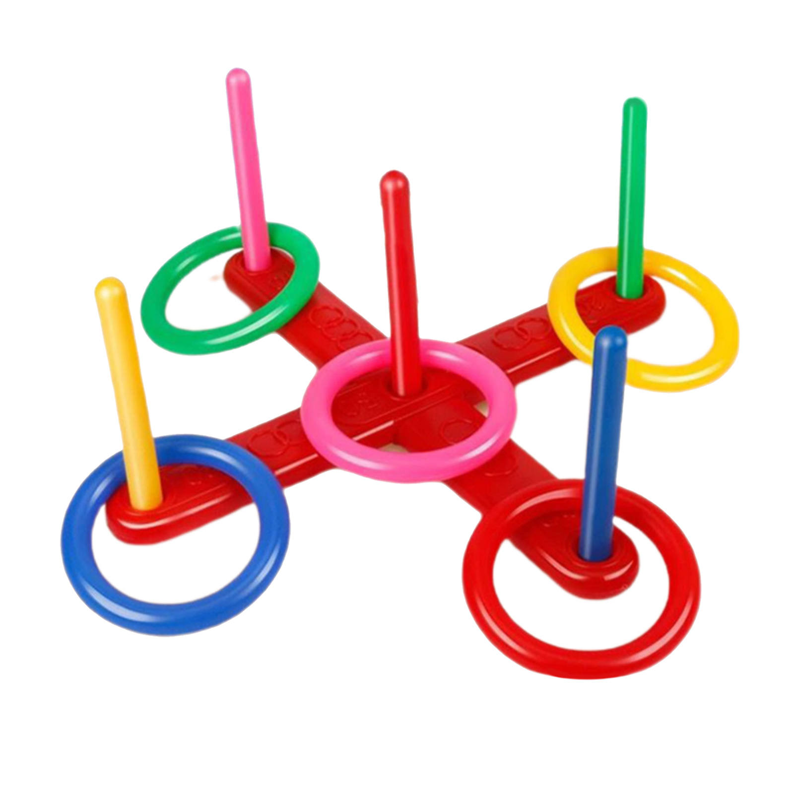 Hoop Ring Toss Ring Carnival Toss Games Set Outdoor Plastic Cones Bean Bag Ring Toss Games For Kids Children Party