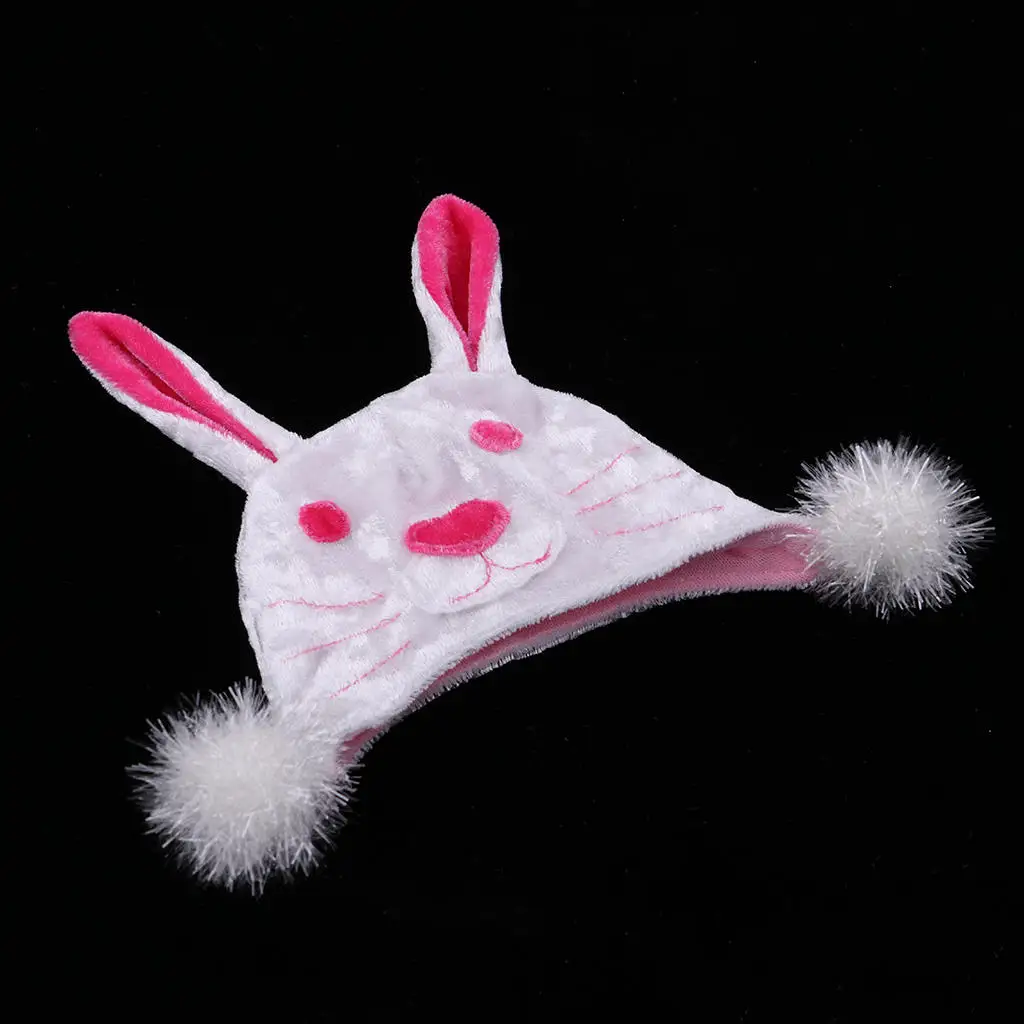 1/6 Doll Sweet  Hat for Blythe Dolls Cat Ear Shape Hat Clothes Accessories White