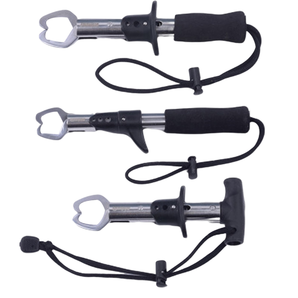 Fish Lip Gripper 15KG with Scale Ruler Fishing Lip Gripper Tool