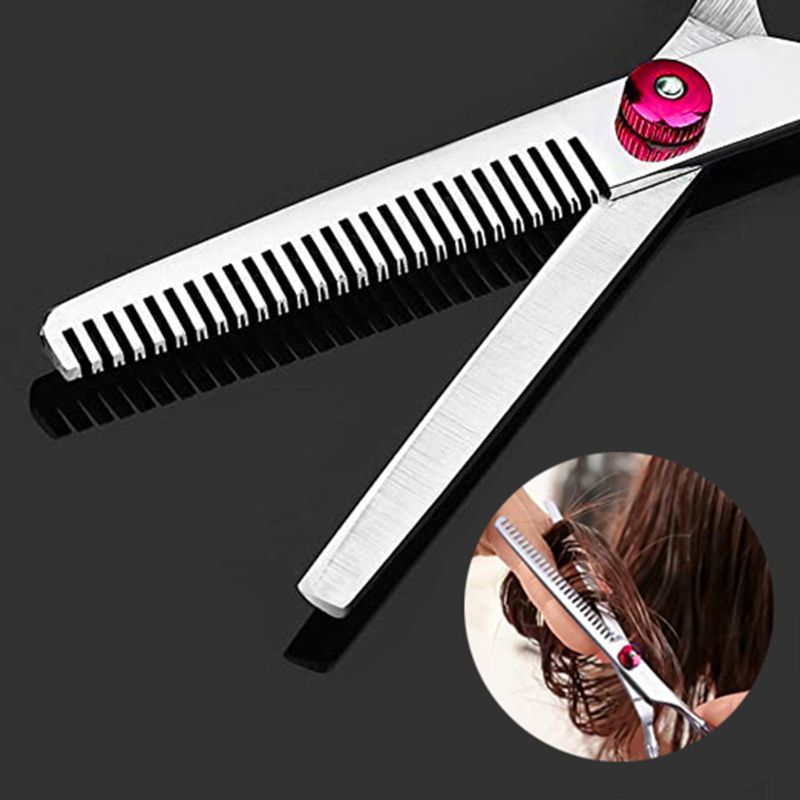 Tesoura de Cabelo Polegada Barbeiro Cabeleireiro Corte Profissional Conjunto Tesoura R3mf 9 Pçs 6 5 Tesouras de cabelo