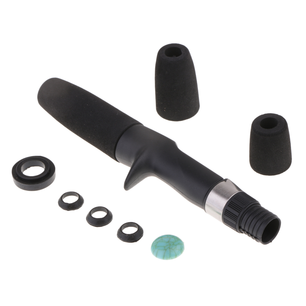 Black EVA Raft Fishing Rod Handle Grip and Reel Seat Lure / Ice Rod Building
