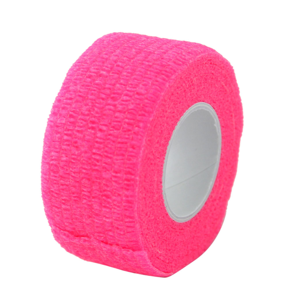 2.5cm First Aid Medical Ankle Care Self-Adhesive Bandage Gauze Tape Pink