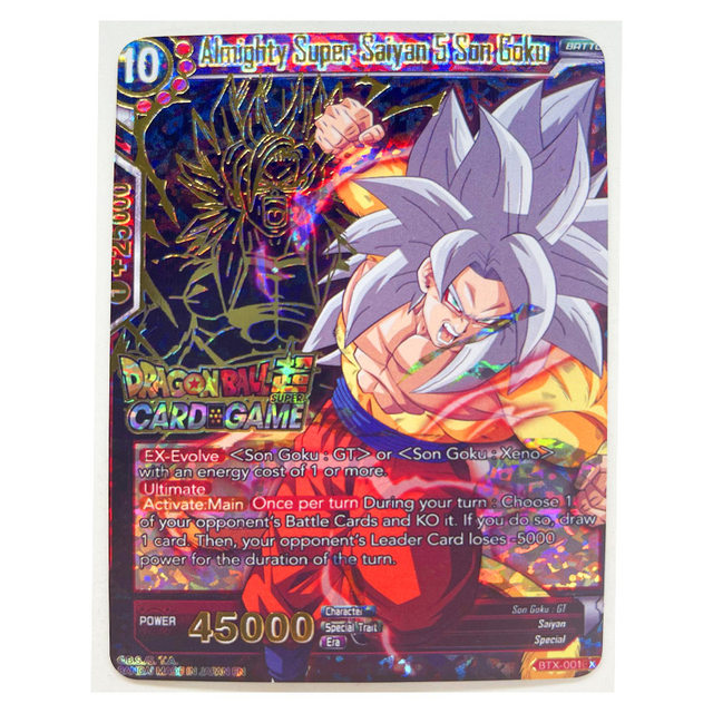 Dragon Ball Z GT Super Saiyan 4 Heroes Battle Card Ultra Instinct Goku Game  Collection Cards