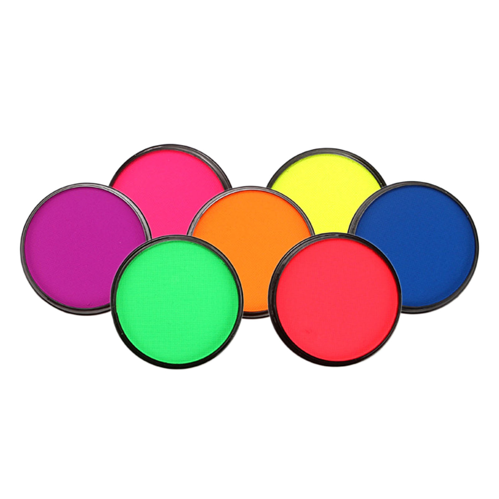 7Pieces 30g/pc Water Based Face Body Paint Pigment Makeup in Carnival Party Festival Makeup Tool