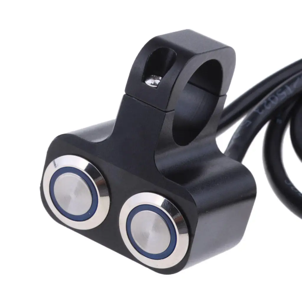 2019 Brand New Motorcycle Bike Handlebar Headlight Switch Motorbike Dual Push Button Control For 25mm/1 inch Handlebar
