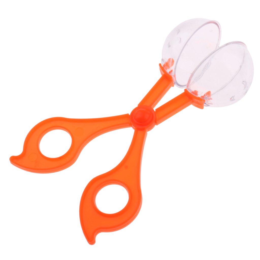 14.5cm Reptile Terrarium Spider Cricket Insects Catch Clamp Anti Bug Trap Aquarium Litter Feeding Cleaning Tools Random Color