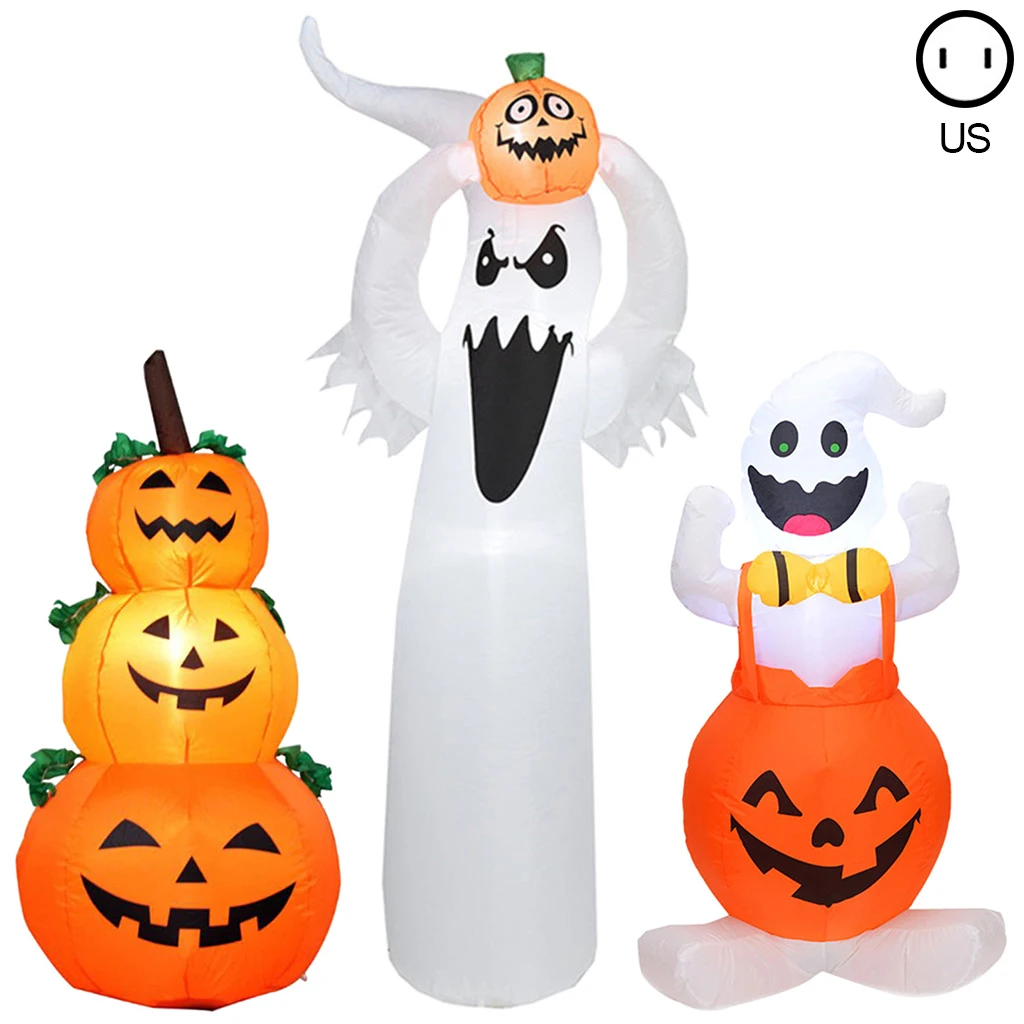 Halloween Party Decor Ghost Inflatable Model Halloween Props Ornament for Garden Outdoor Patio Statue