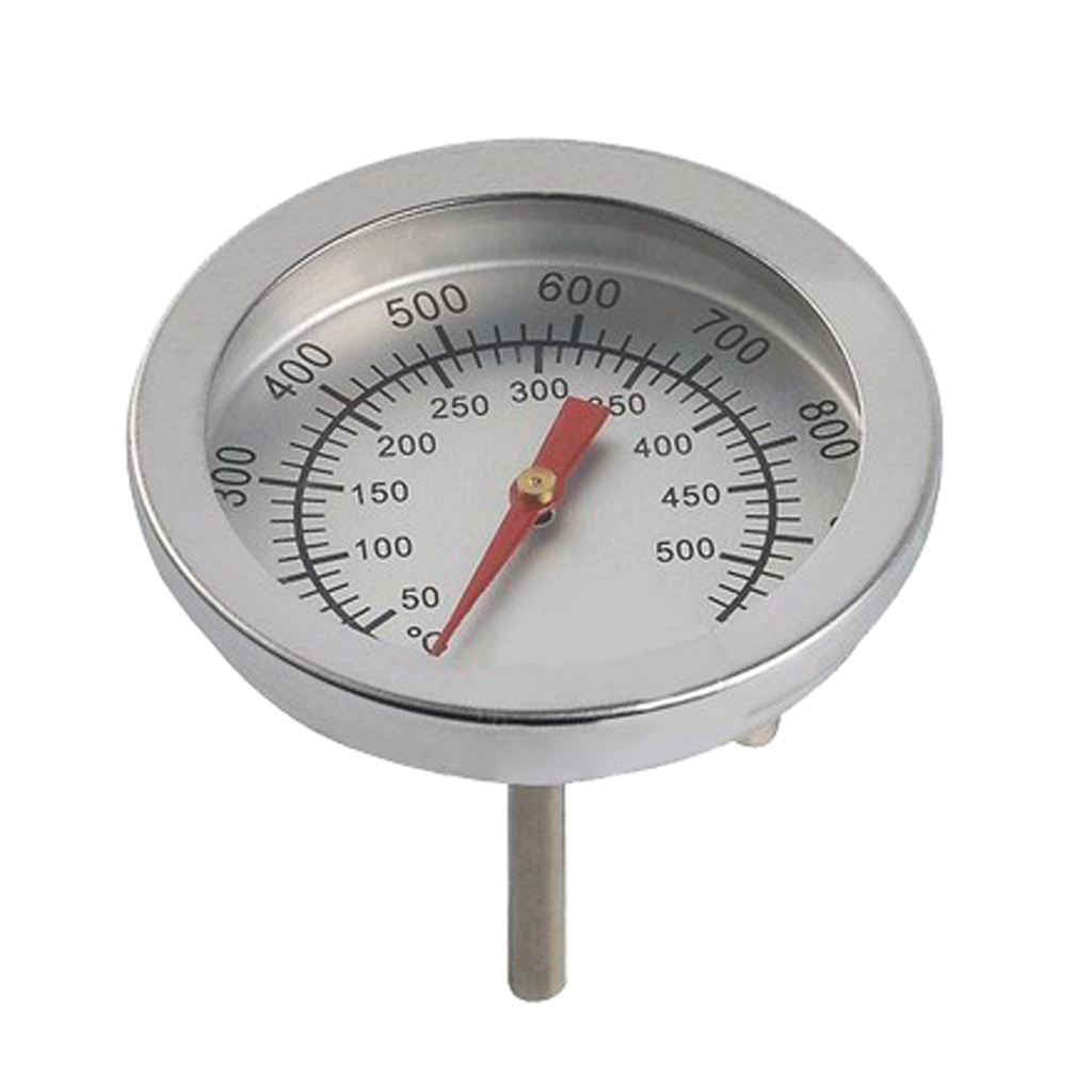 BBQ Smoker Grill Thermometer Temperature Gauge 100-1000 Degrees Fahrenheit 50-500 Degrees