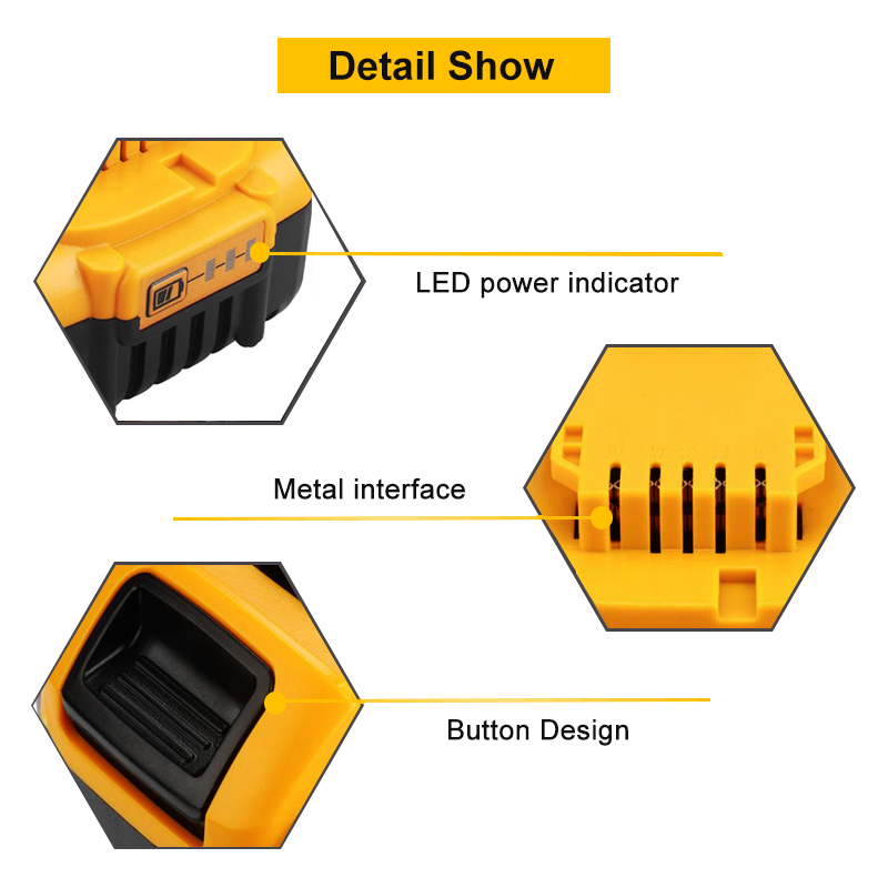 max xr bateria de substituição para dewalt baterias recarregáveis ferramentas elétricas