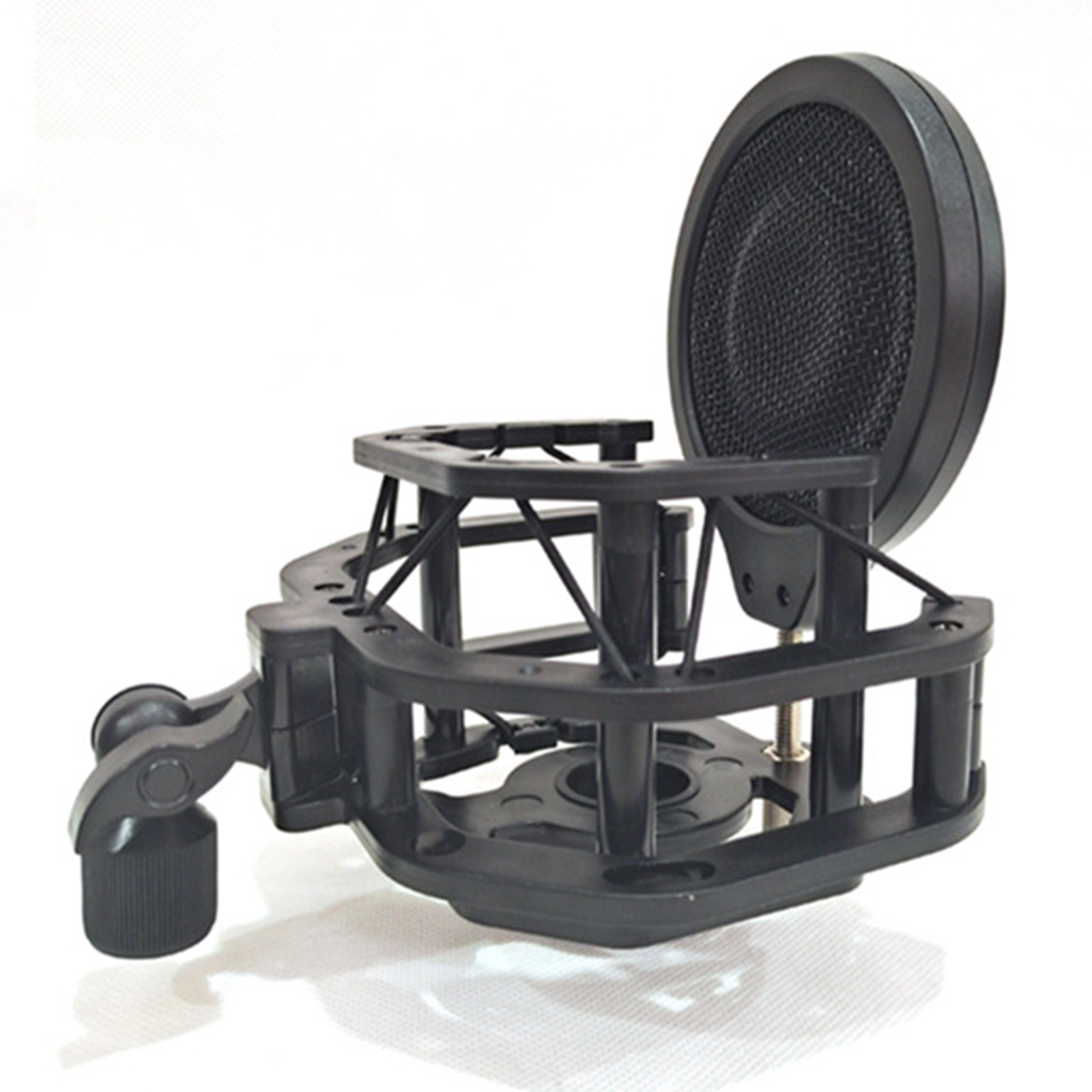 180 Degree Adjustable Microphone Shock Mount with High Isolation  Filter Professional