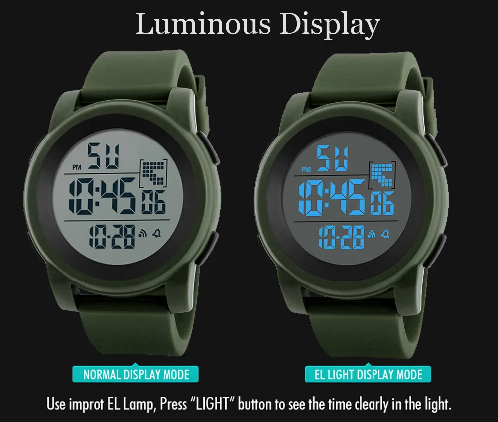 Luxury Outdoor Watch Men Analog Digital Military Sport LED Waterproof Wrist Watch Shock Function Electronic Male Wristwatches top Sports Watches