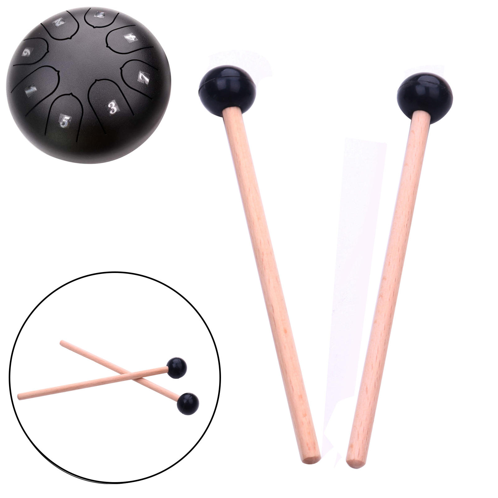 2x Accessories of Marimba Rubber Head  for Chopsticks in