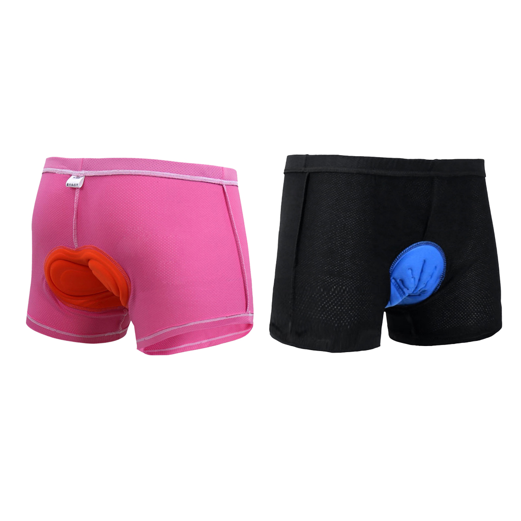 Breathable Cycling Padded Shorts Women Men Bike Underwear Liner with Cushion