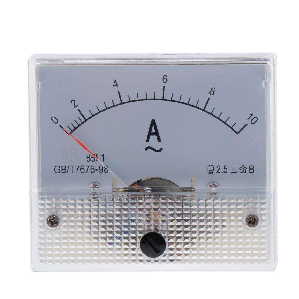  curate 85L1   Analog Panel Ammeter Gauge Ampere Current Meter Plastic, Copper