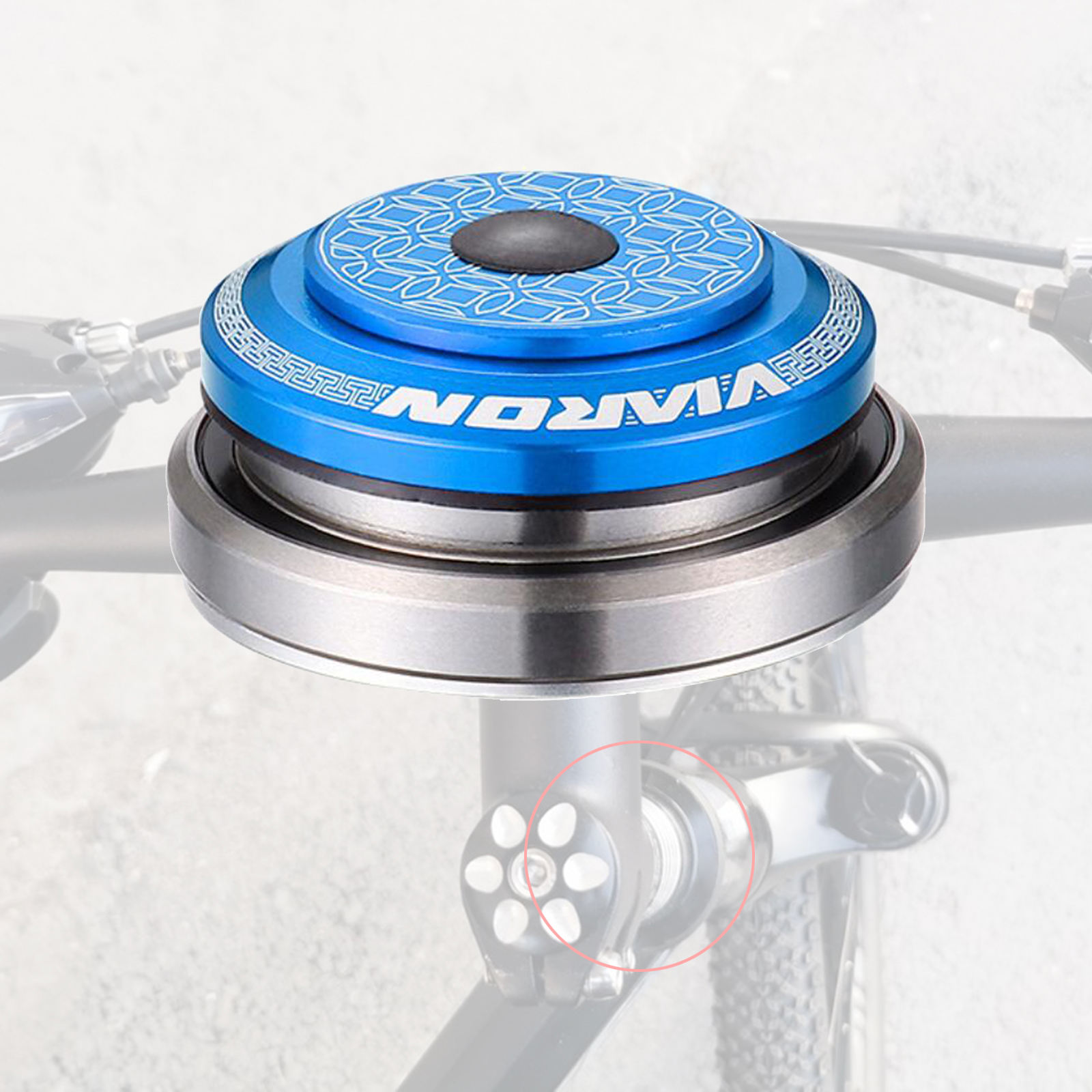 MTB Bearings Headset Double Sealed for Straight Tube Frame Bicycle Road Bike Cycling External Headset Replace Accessorise