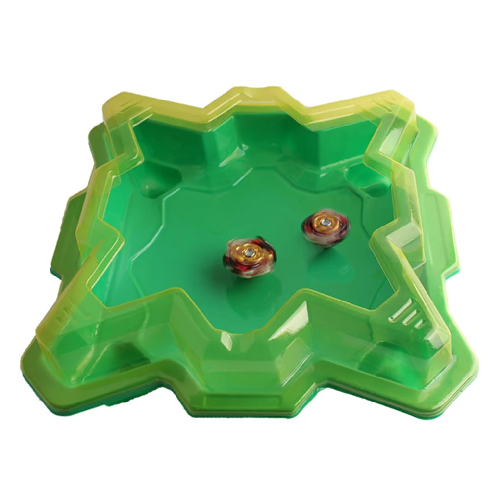 Plastic Spinning Top Stadium Plate Combat Arena Toys for Kids Birthday Gifts