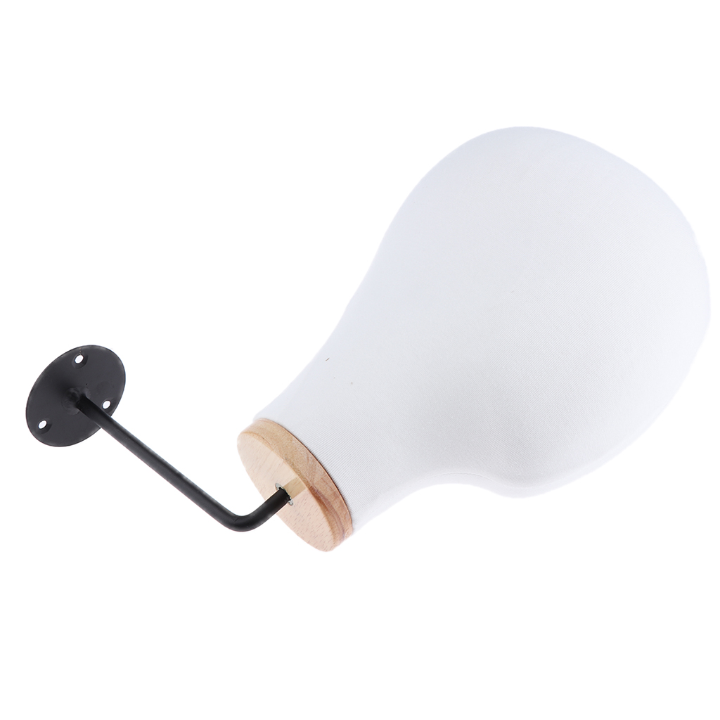 Wig Head Mannequin Head Model Head with Stand for Wigs / Headphones / Caps / Hats Etc, Attach to The Wall