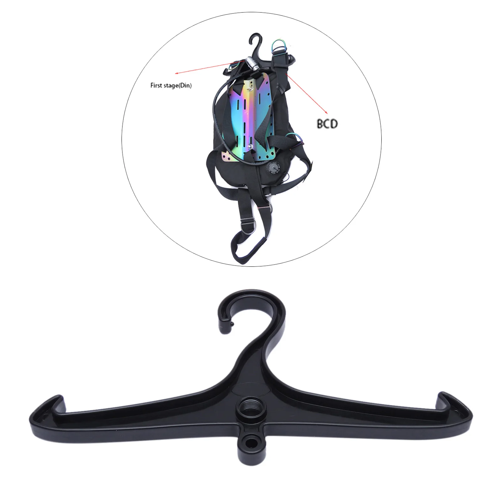 Multi-Purpose Scuba Gear Drysuit Hanger Dive Suit Draining Accessories