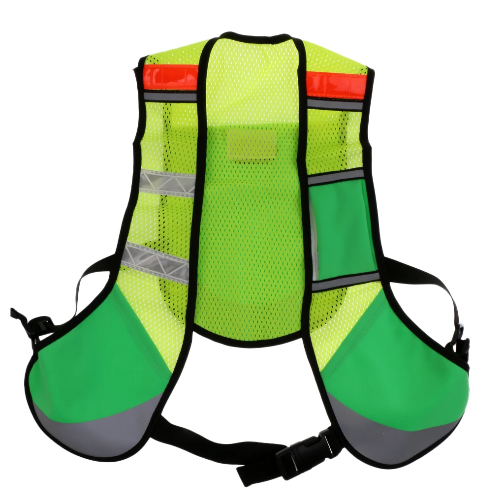 Running Cycling Hydration Pack Backpack Reflective Vest Water Bottle Holder Bag