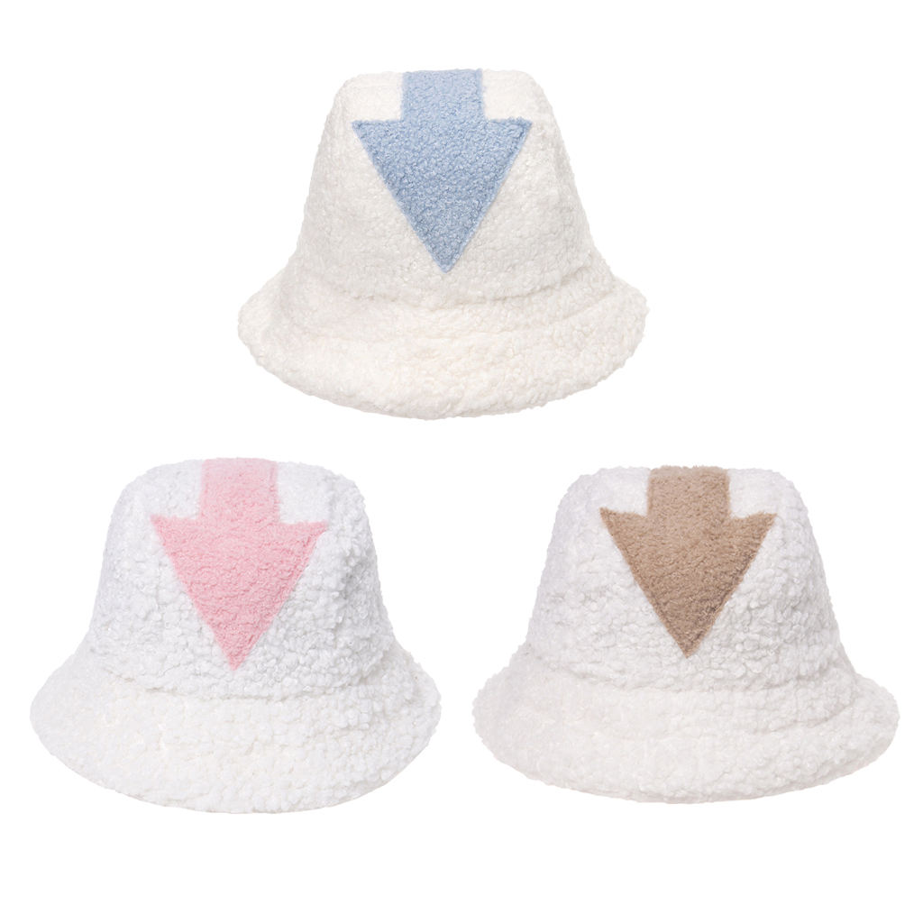 Lamb Wool Fisherman Hat Women Winter Cold Sports Outdoor Gardening