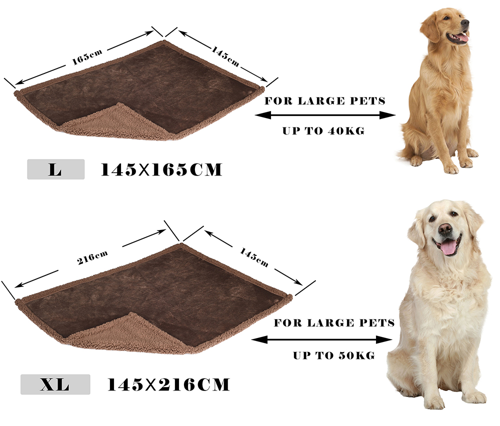 Impermeável Pet Blanket, Líquido Pee Proof Dog