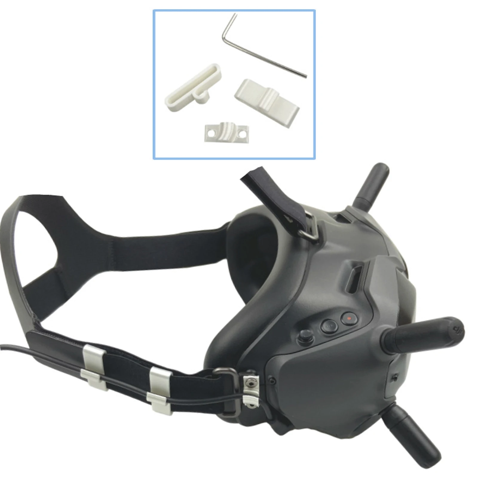 Power Cable Fixer for DJI  Goggles V2 Fixed Buckle Anti-loosing Harness