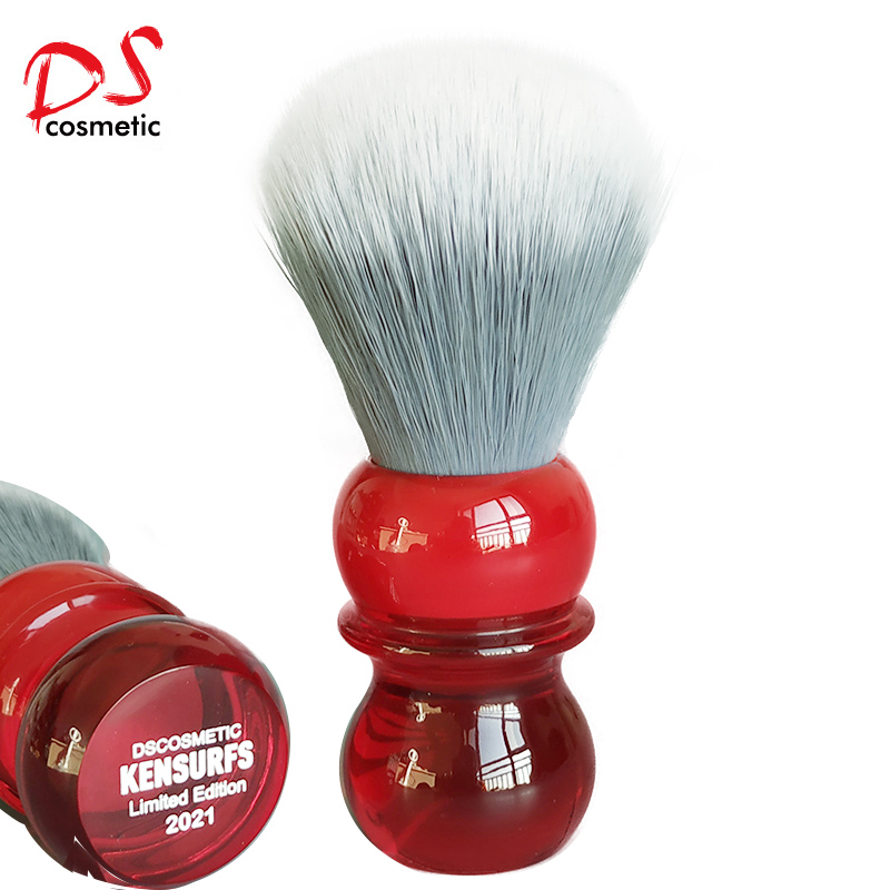 Best of Dscosmetic Kensurfs Soft Hair Shaving Brush With Red Resin Handle And Gray Synthetic Hair For Man Wet Shave Reviews & Tips