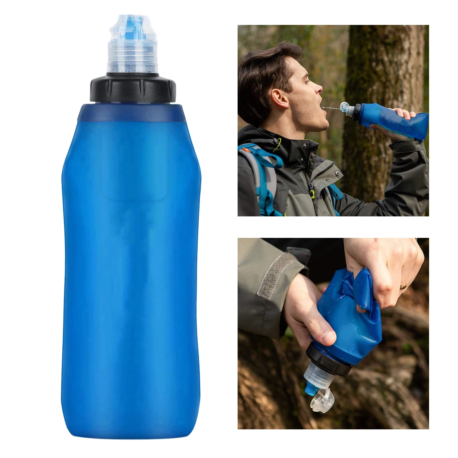 Outdoor Survival Water Filter Bottle Purifier Filtration Emergency Camping