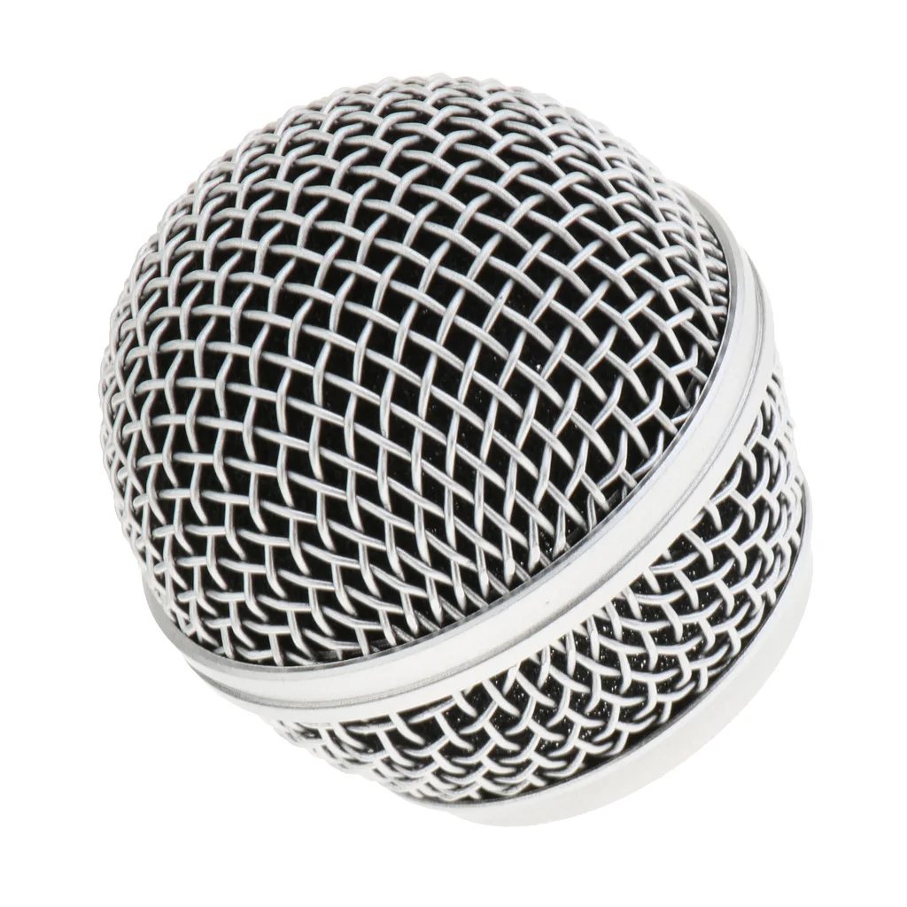 Replacement Mic Grille Mesh Ball Head For  SM58 BETA58 Microphone Part