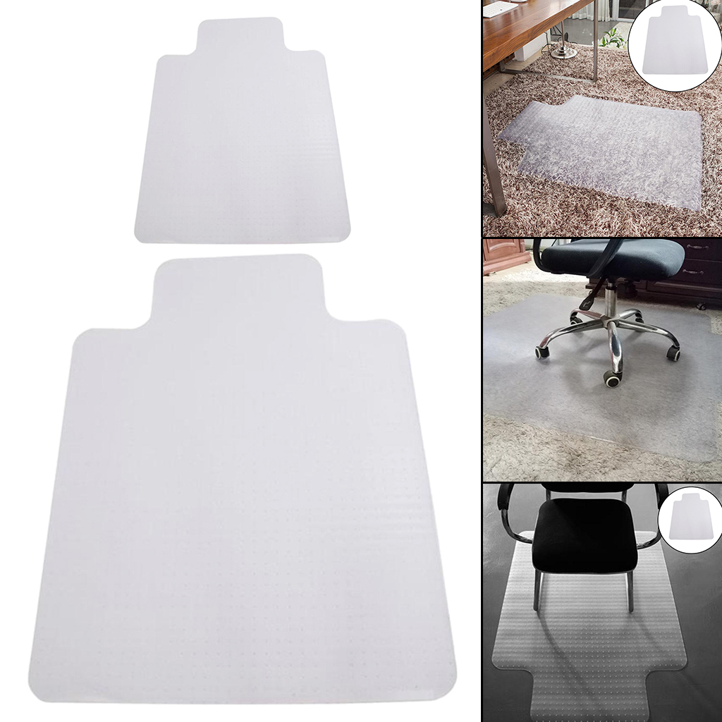 Office Desk Computer Carpet Chair Mat 2.0mm Thick Anti-Skid Chairmat Clear
