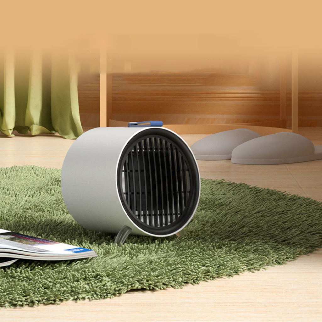 Portable Space Heater 500W Adjustable Efficient Mini Air Warmer Heating Fan for Room Office Bedroom Indoor Desktop