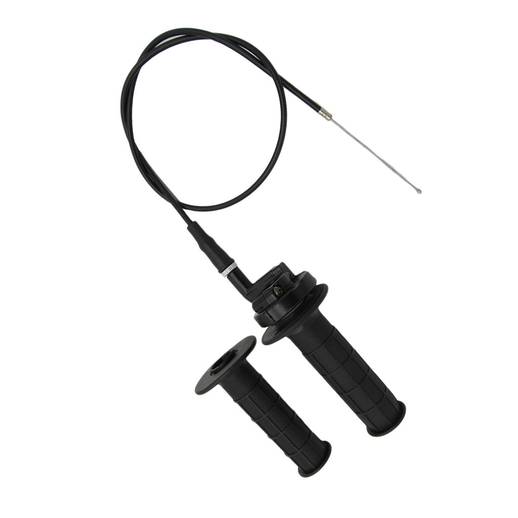 1 Pcs 7/8 Inch Twist Handle Throttle Grip Tube & Cable For 110-250cc Mini Dirt Bike Quad ATV Etc