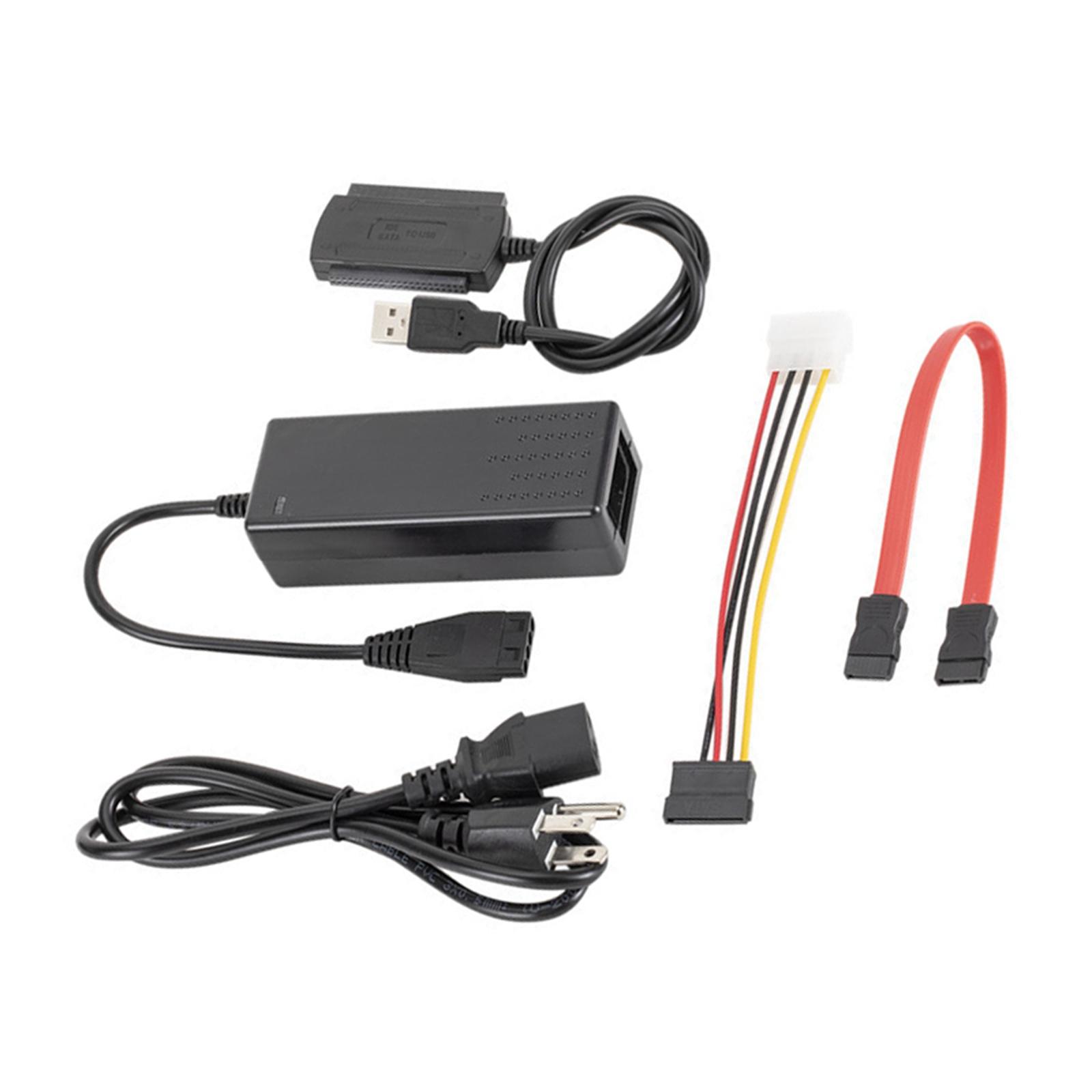 USB to SATA Cable USB to IDE Slim Computer Hard Disk Drive Adapter Transfer Cable Kit HDD SSD 3.5 2.5 inch High Speed Laptop US