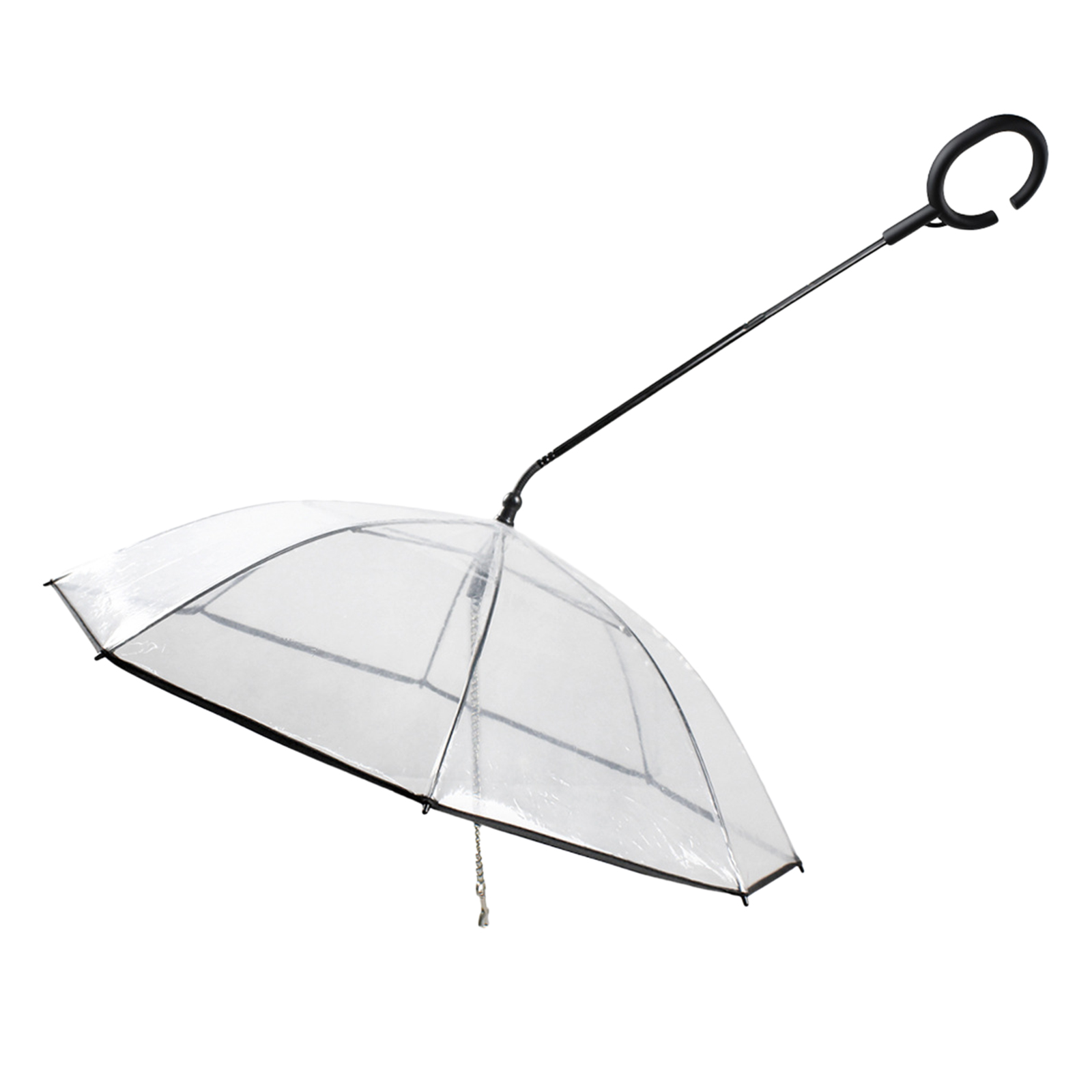 Dog Umbrella with Leash Pet Outdoor Rainproof Supplies, diameter 70cm
