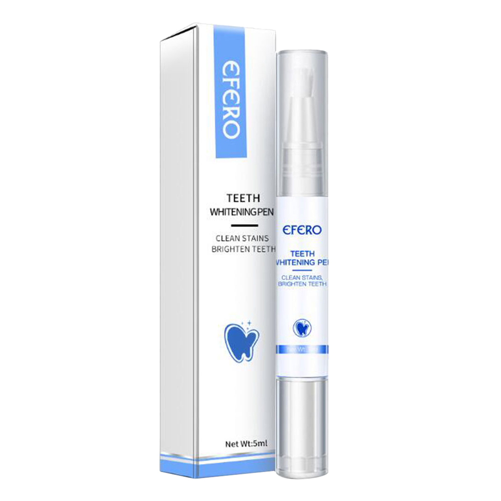 5ml Teeth Whitening Pen Tooth Whitener Bleach Brush  Plaque Stains Gel
