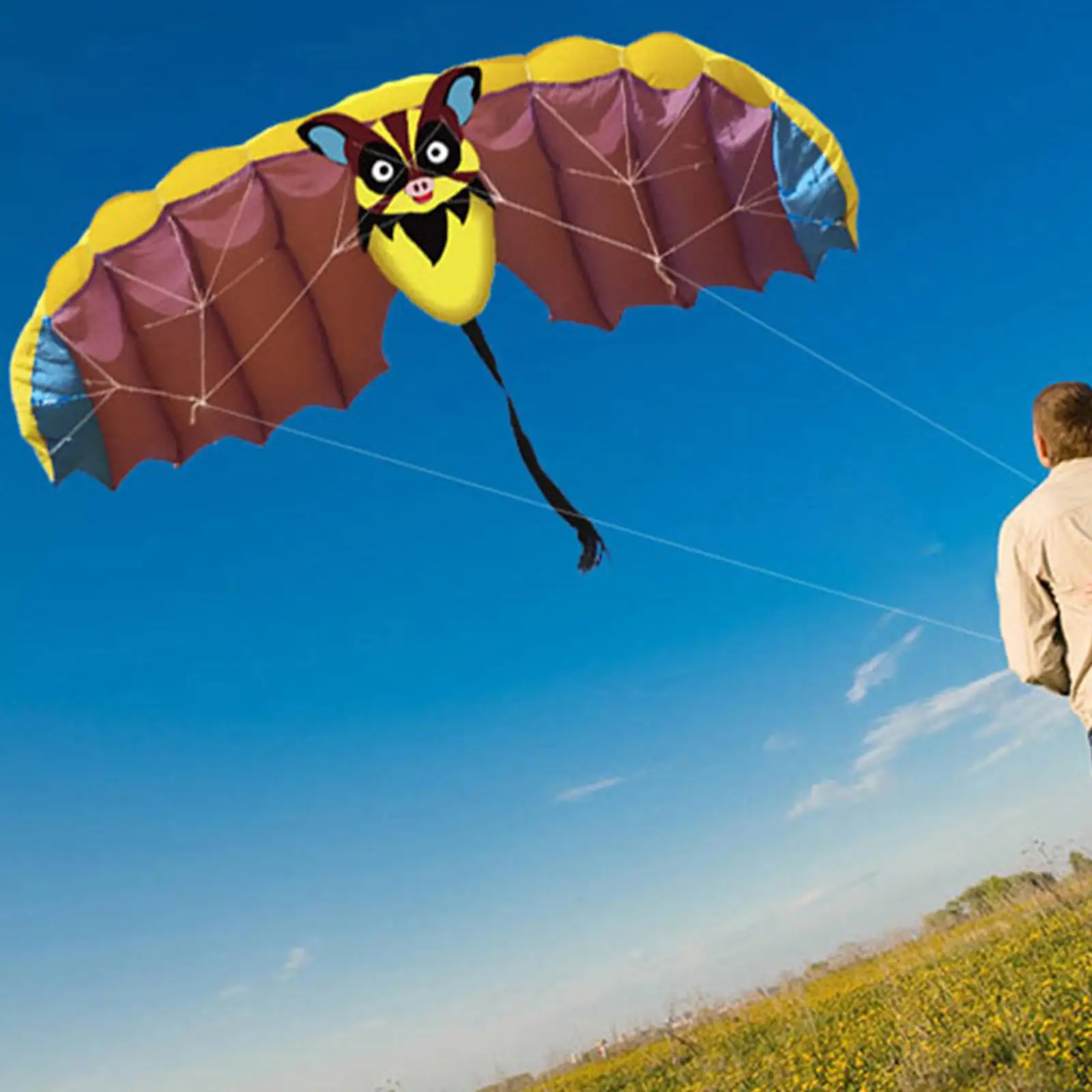 Polyester Kite Entertainment Dual Line Flying Toys for Trip Adults Kids