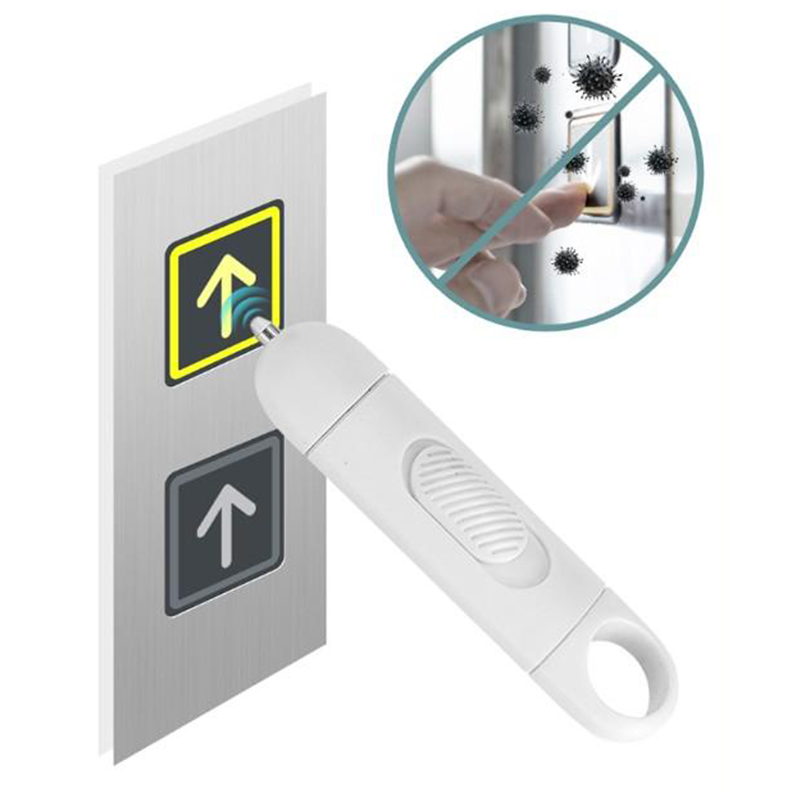 Portable Door Opener Tool Key Sanitary Tool Press Elevator Button Hand Free