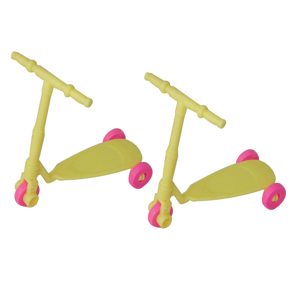 1/6 Toddler Cradle Bed+Stroller Pretend Toy for Dolls House Baby Room