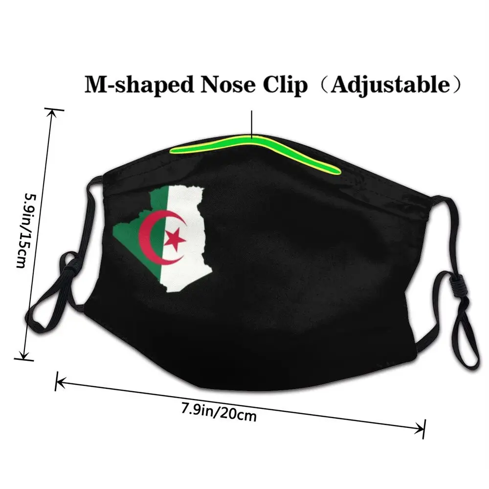Masque lavable drapeau algérien Créer Son T Shirt