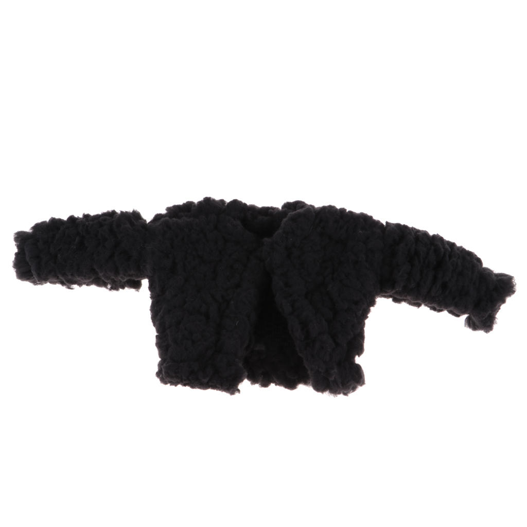 Stylish Plush Coat Jacket Top Clothes For Blythe Licca Pullip Causal Outfit