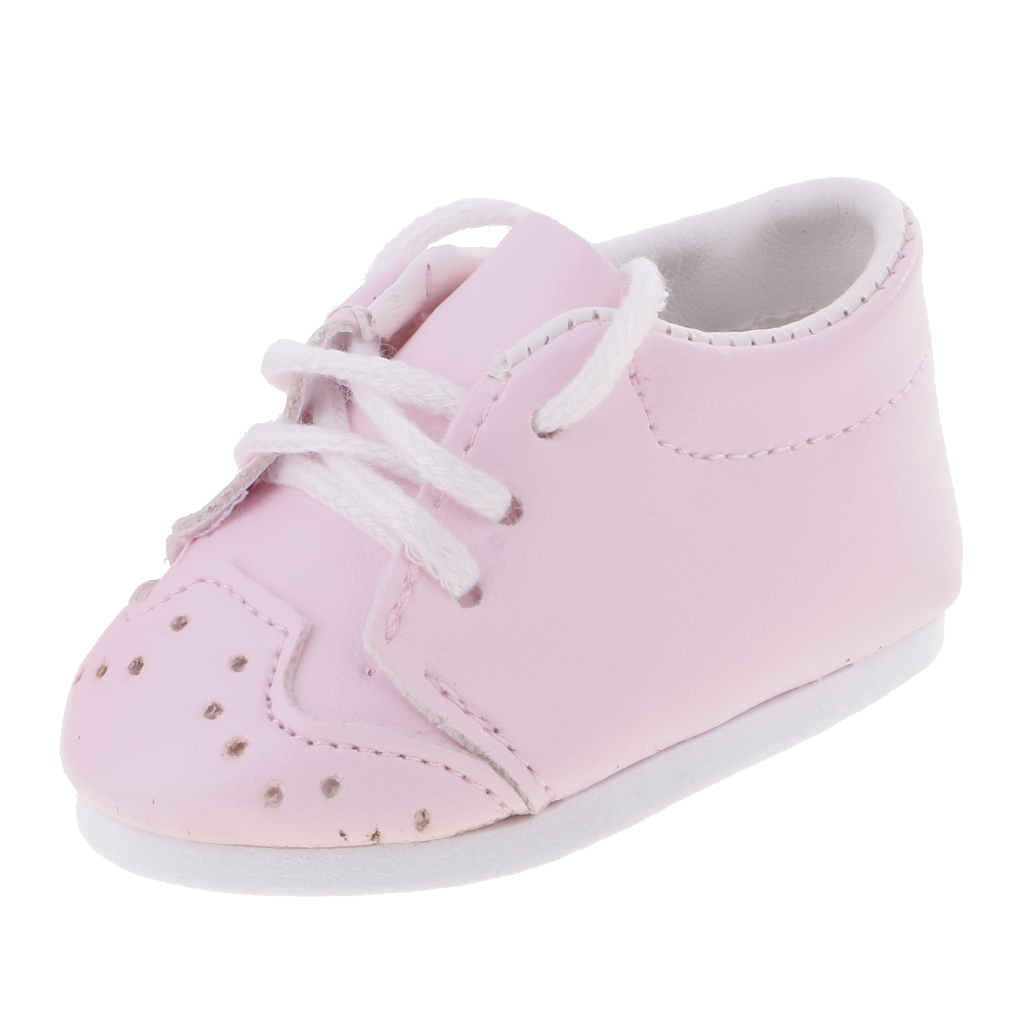 Stylish Leather Shoelaces Shoes Sneakers for 18