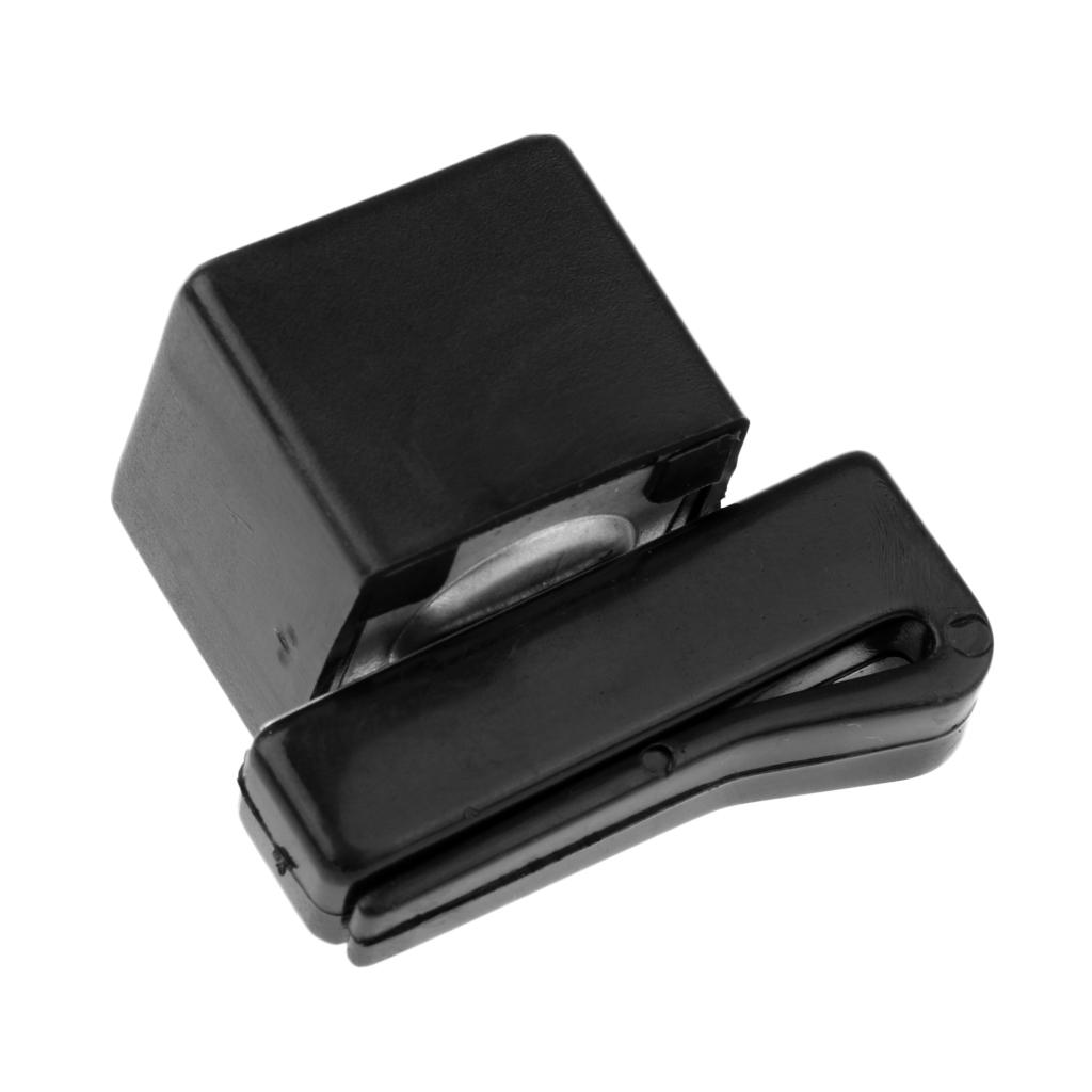 Premium Black Pool Billiard Snooker Cue Chalk Plastic Holder Case Clip Belt